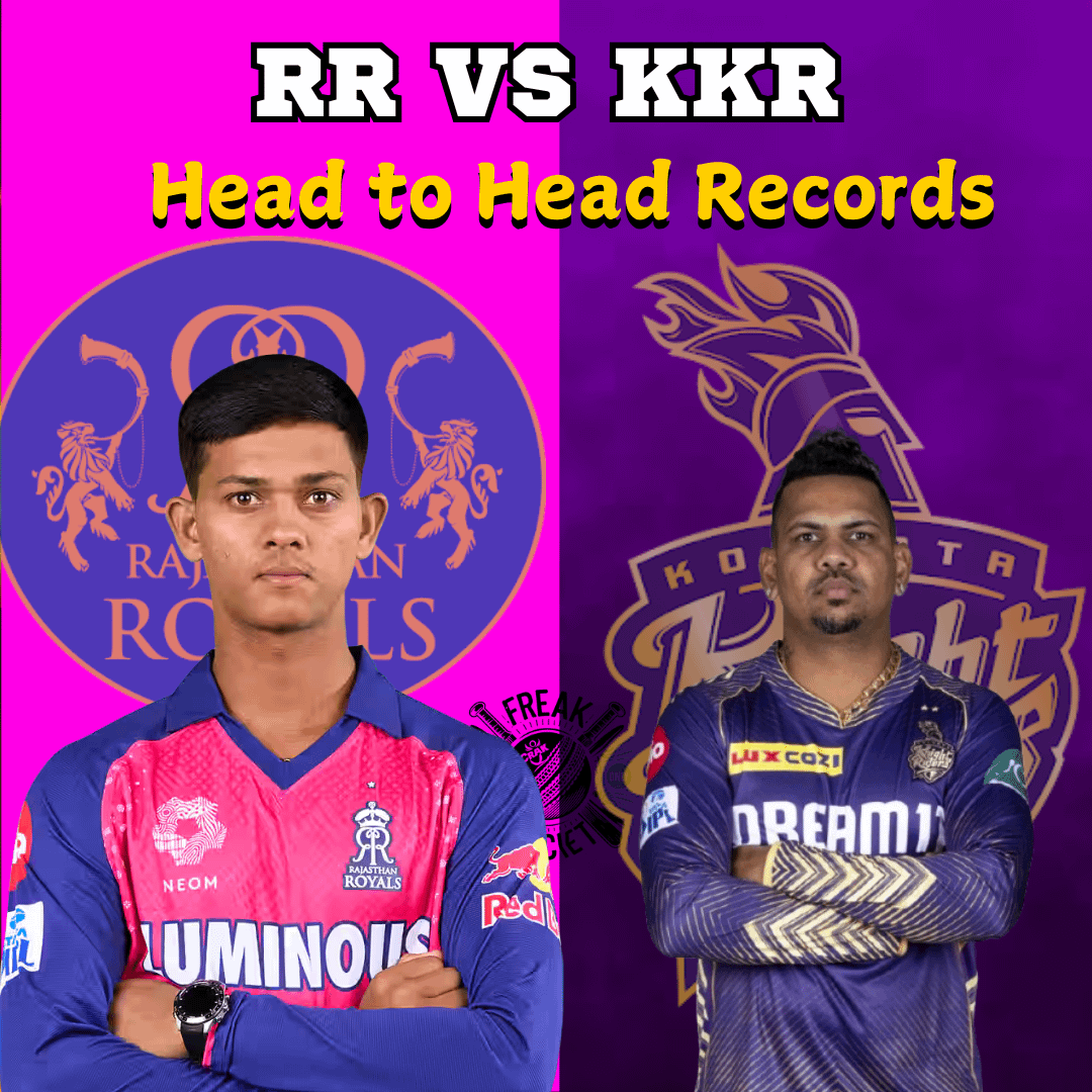 RR vs KKR Head to Head Stats & All Results in IPL